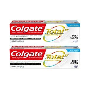 *Expired 2022* Qty (2) Colgate Total SF Toothpaste [Free If You Bundle $20+]